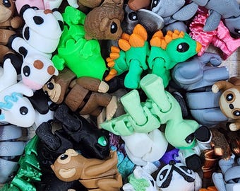 50+ Tiny Real & Fantasy Creatures | Mini Collectible Animals for Desk, Shelf, or Collection
