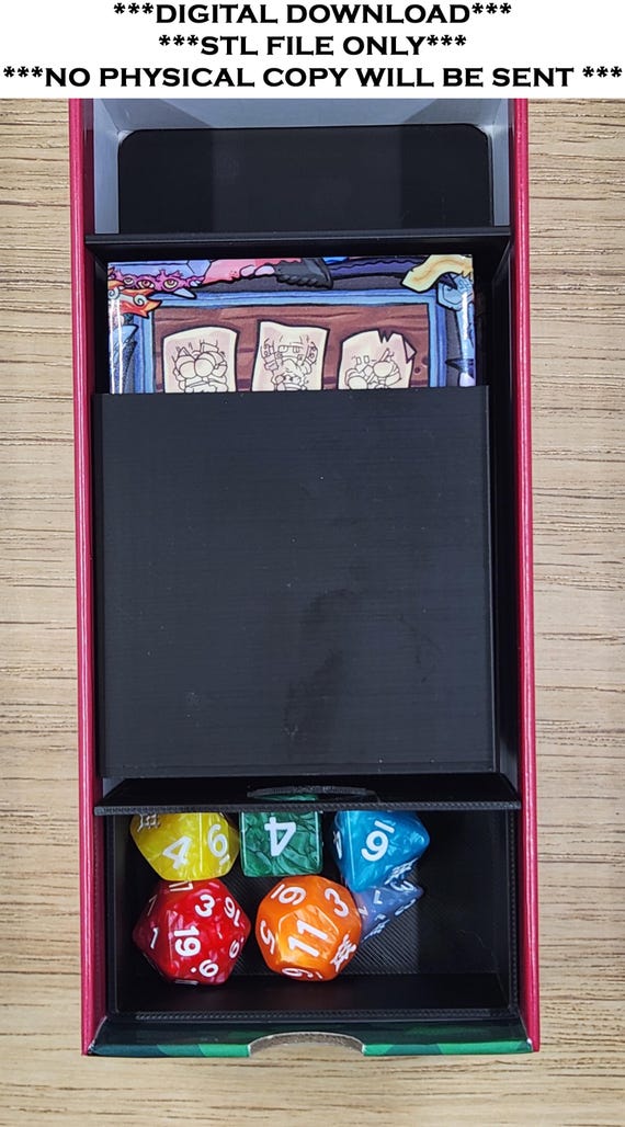 Fools Blade Card Game Box Organizer Insert ***STL File*** | Holds