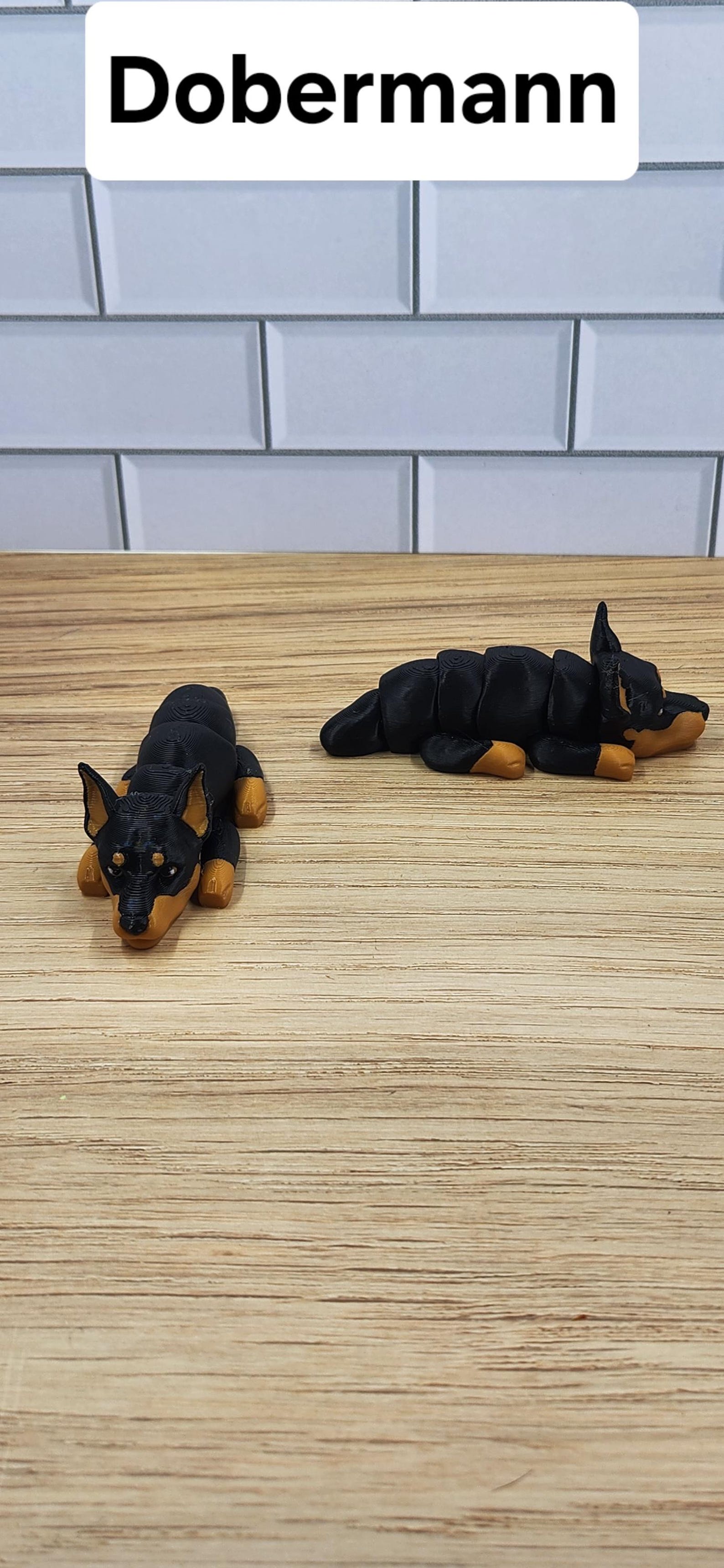 Articulated 3D Printed Dog Flexi Fidget - Set #5 | 8 Adorable Varieties ...
