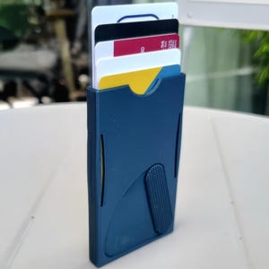 Portafoglio Scorrevole - Porta Carte Compatto con Accesso Rapido | Design Stampato in 3D