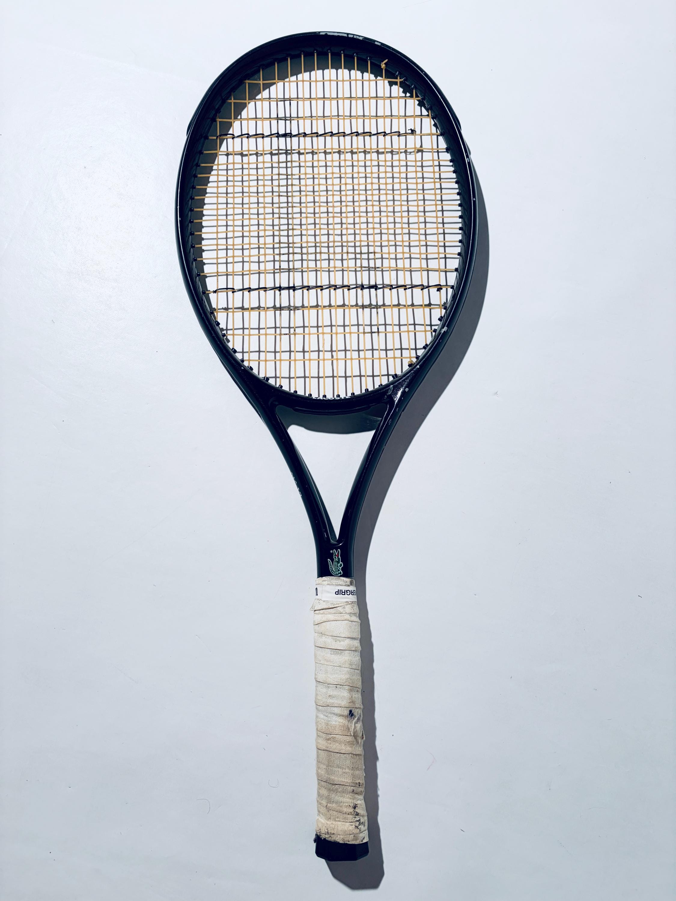 Vintage 1980s Lacoste LT 310 Tennis Racket With Cover Sports