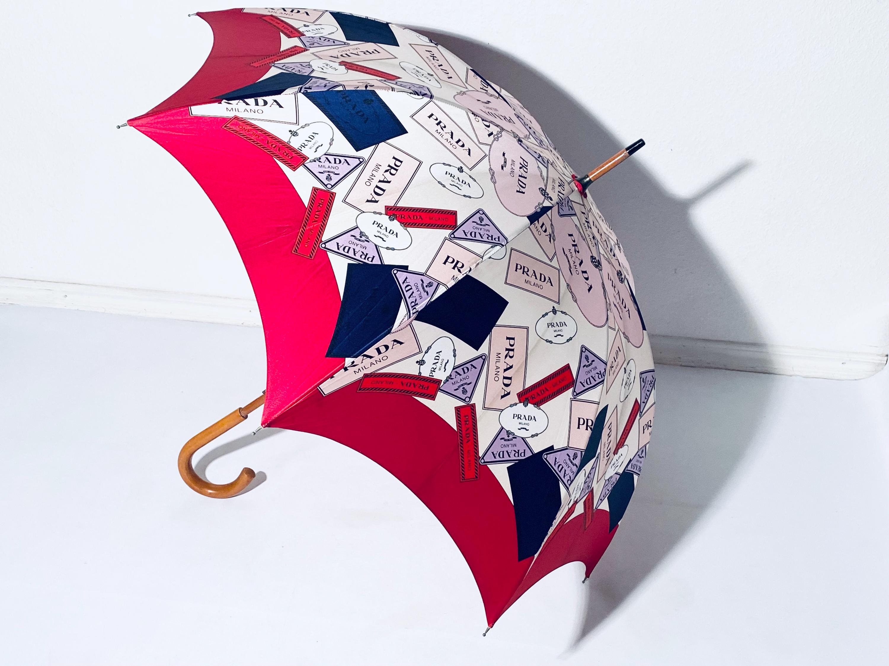 小物 PRADA umbrella Prada Folding Umbrella - Gem