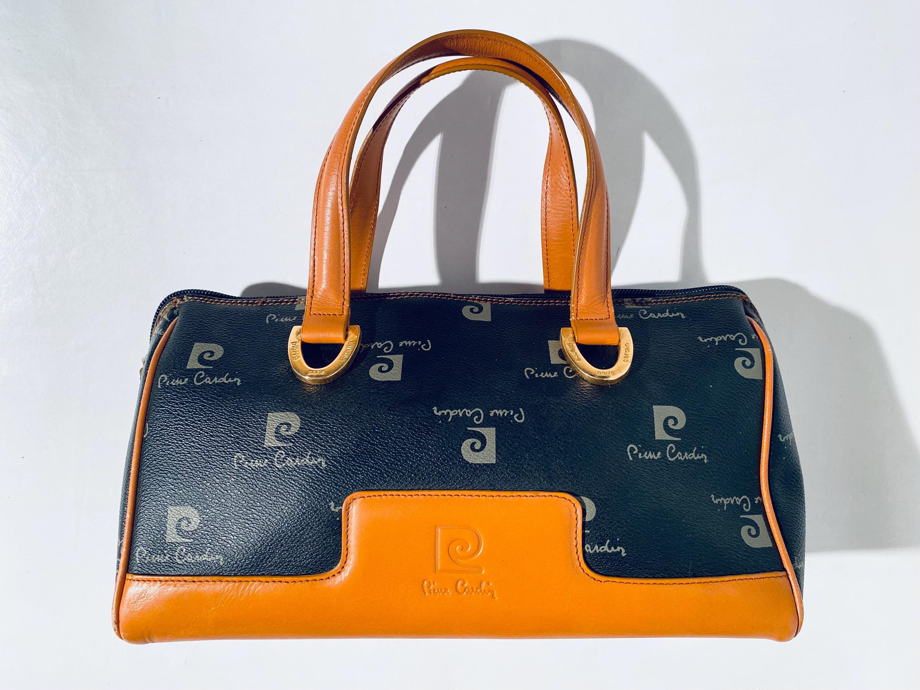 Sac à Main épaule Femme Pierre Cardin Vintage - Marron - Moyen - Neuf Avec étiquettes