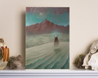 Distant Memory of Tranquility 5x7 Fine Art Giclee Print on Wood
