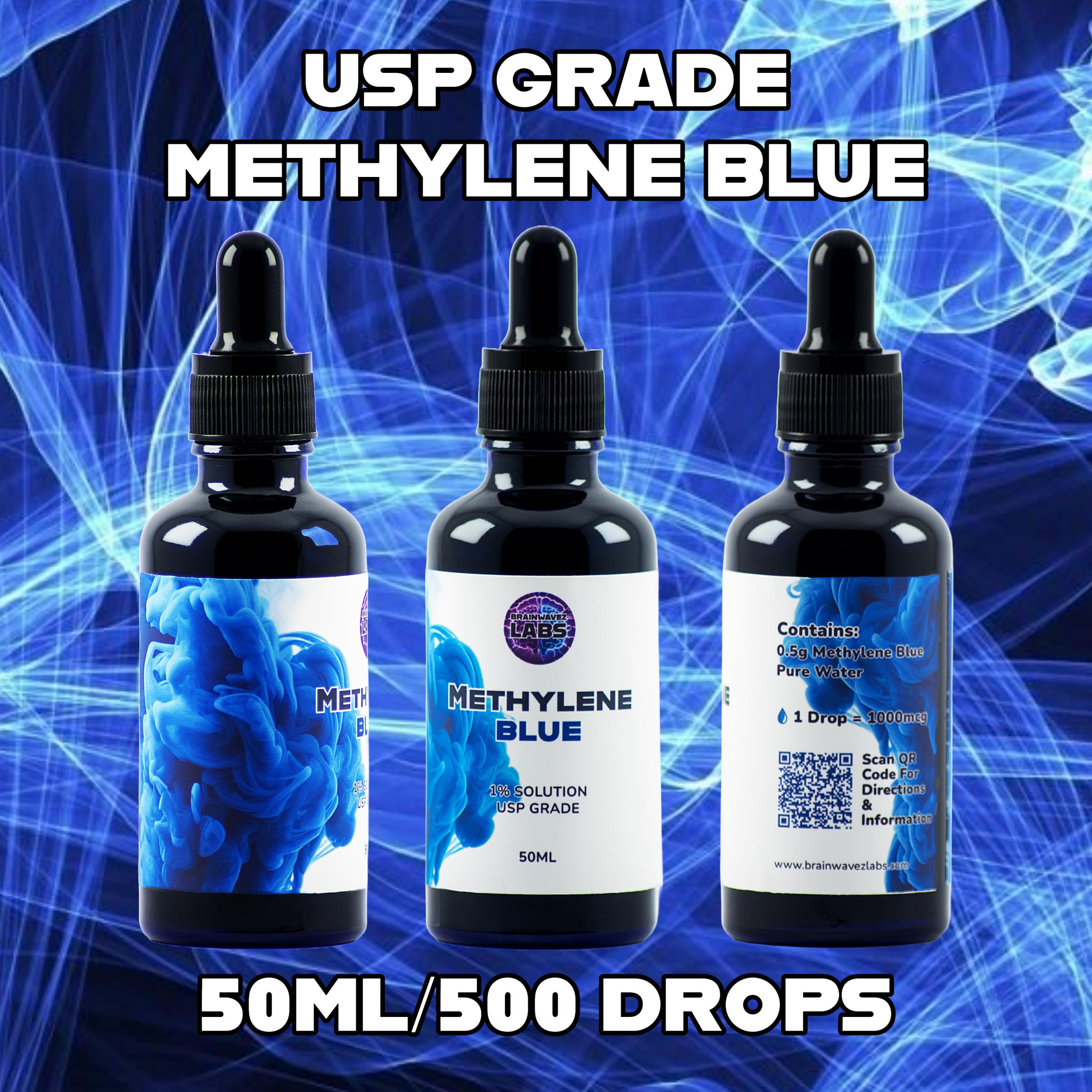 elfbar nachfüll pod läuft aus Methylene Blue | USP Grade 1% Solution | 50ML / 0.5g | Ultra High Purity