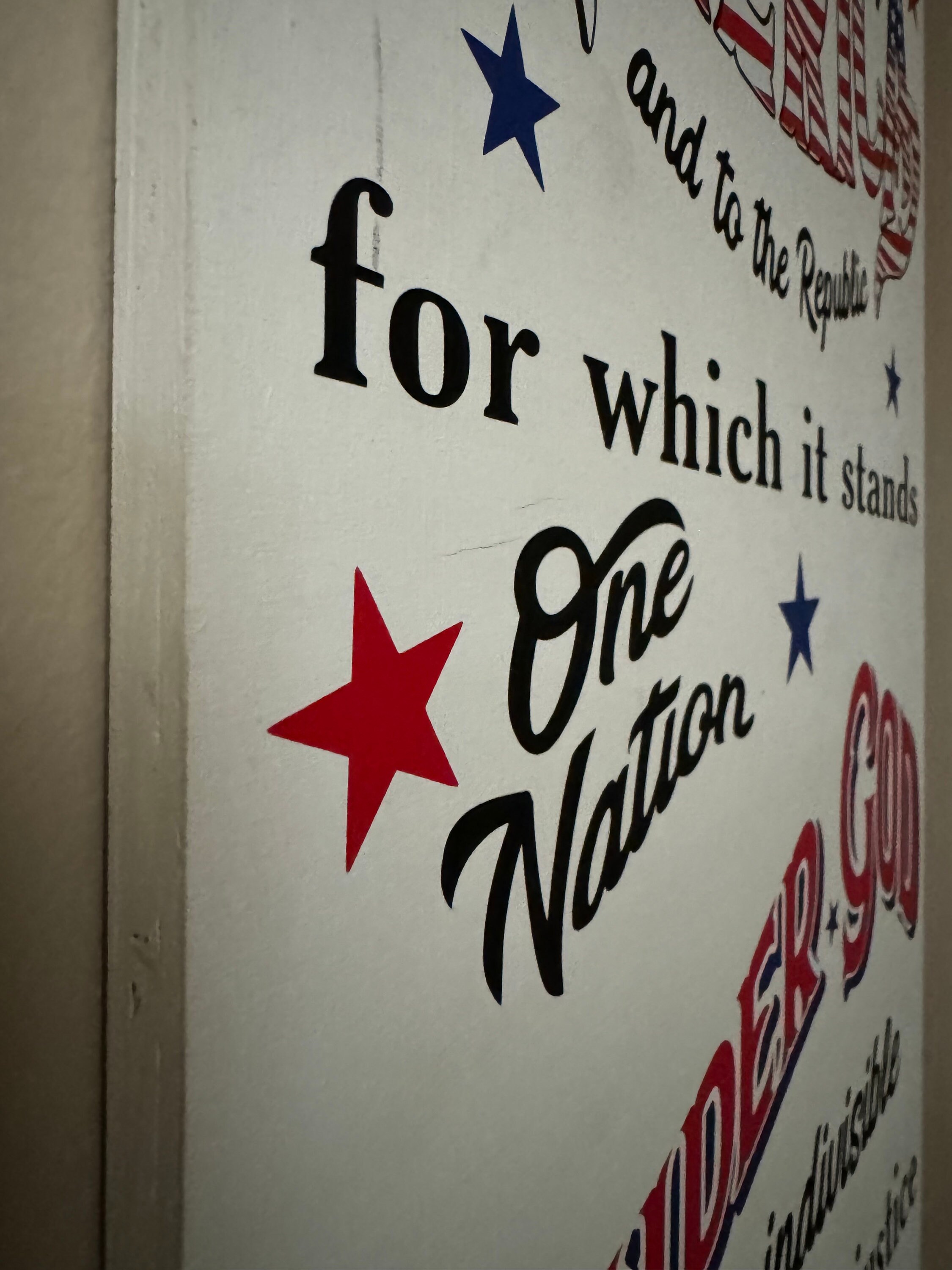 Pledge of Allegiance Wall Art - Etsy