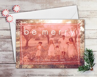 Printable Christmas Photo Card Holiday Photo Card Winter | Etsy