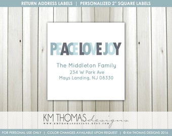 peace address label etsy