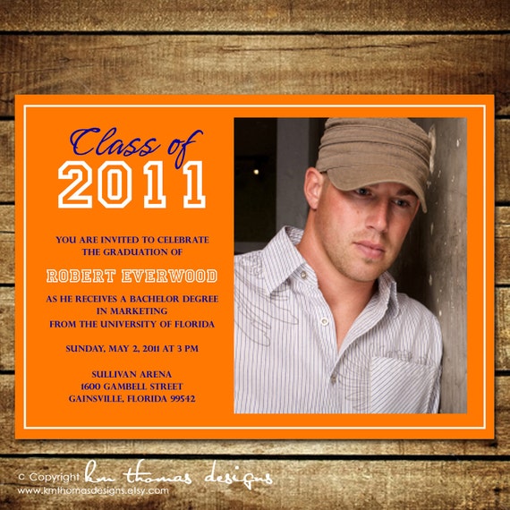 Photo Graduation Announcement : Graduation Party Invitation - Graduation Ceremony - High School Graduation - College Graduation - Senior Il_570xn