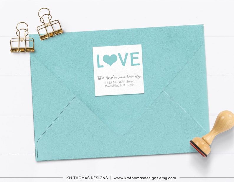 Pink Love Return Address Label Printable Valentines Mailing Etsy