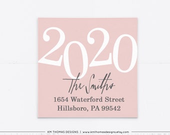 Return Address Label Printable, Class of 2024 Mailing Label for Invitations, GR106