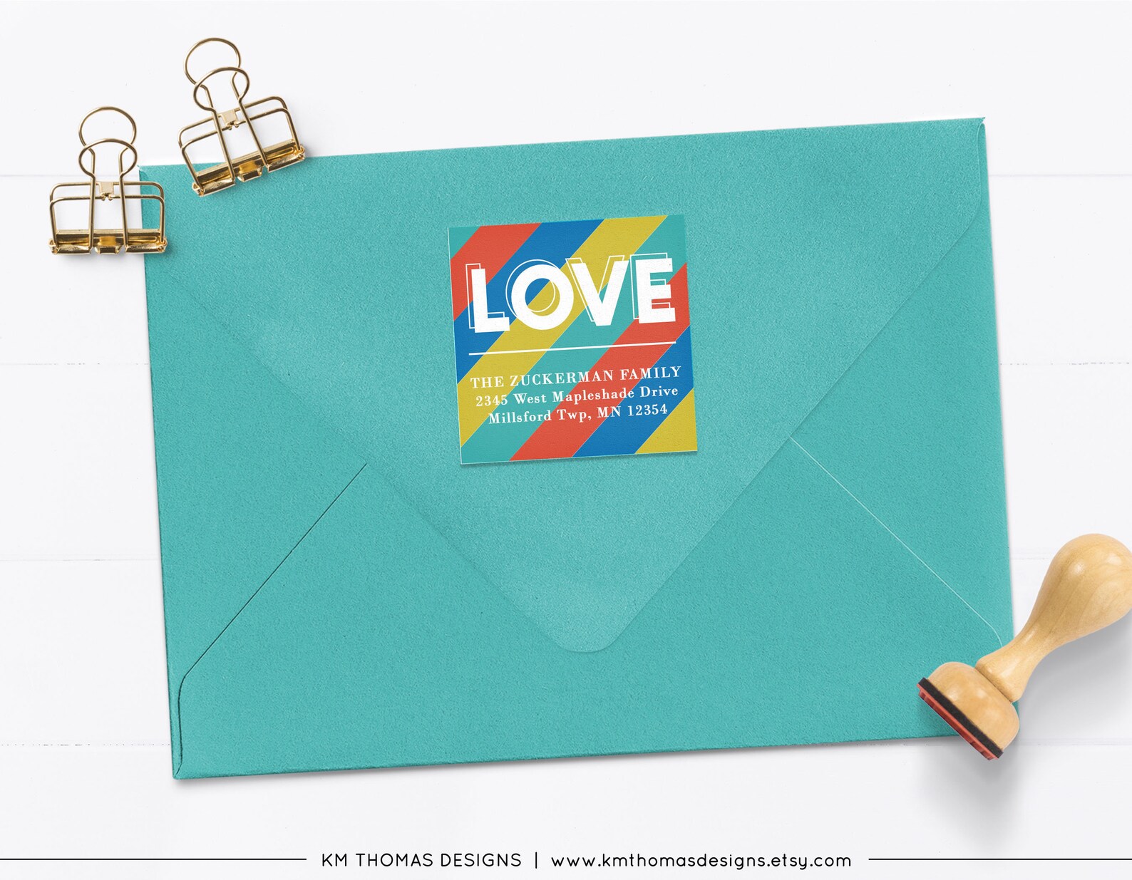Red Valentine Return Address Label Printable Love Return Mail Etsy