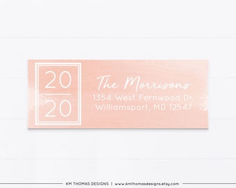 2024 Graduation Label Pink, Return Address Label Printable, GR117