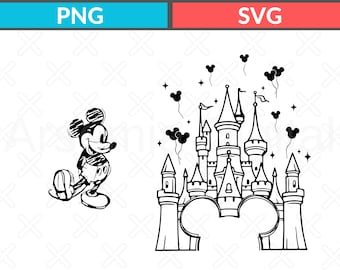 Magical Castle SVG PNG, Happiest Place On Earth, Cricut Cut File (Digital Download)
