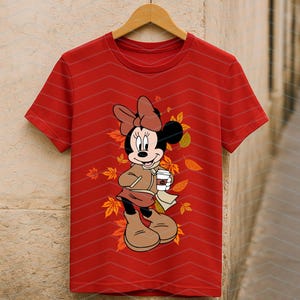 Höst Minnie Mouse SVG PNG, höst Disney familjeresa (digital nedladdning) bild 6