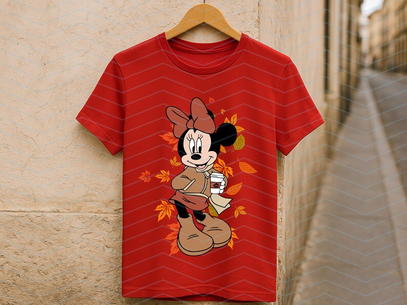 Höst Minnie Mouse SVG PNG, höst Disney familjeresa (digital nedladdning) bild 6