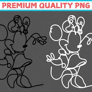 Contour des personnages PNG, Silhouette de personnage de dessin animé, téléchargement numérique Png, Vector Clipart, sublimation fichier Png