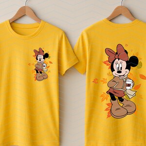 Höst Minnie Mouse SVG PNG, höst Disney familjeresa (digital nedladdning) bild 3