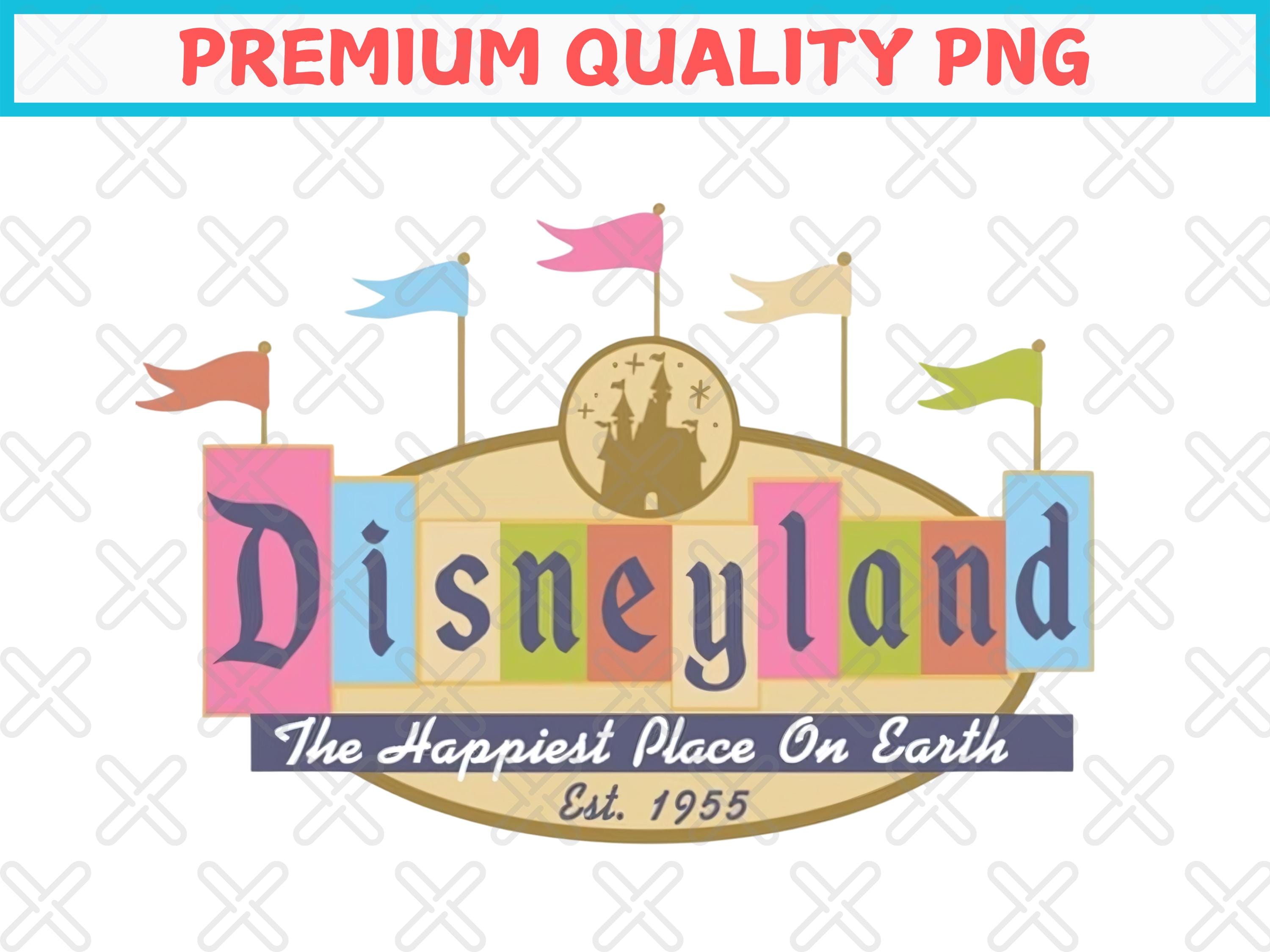 Disneyland Est 1955 Png, Vintage Disneyland Png, Disneyland 1955 Png, Retro Disney PNG, Retro Disney Png, Digital Download