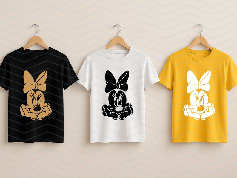 Retro Mimmi Pigg Svg, Vintage Mimmi Png, Disney Semester Svg, Disneyland Minnie Png, Magic Kingdom Svg bild 2