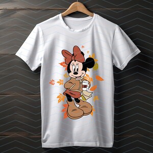 Höst Minnie Mouse SVG PNG, höst Disney familjeresa (digital nedladdning) bild 2