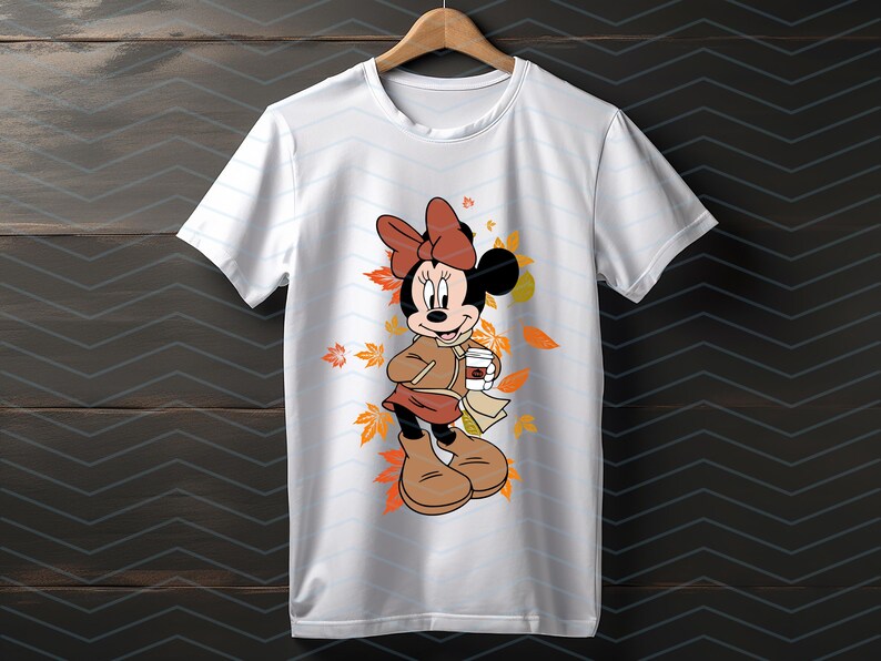 Höst Minnie Mouse SVG PNG, höst Disney familjeresa (digital nedladdning) bild 2