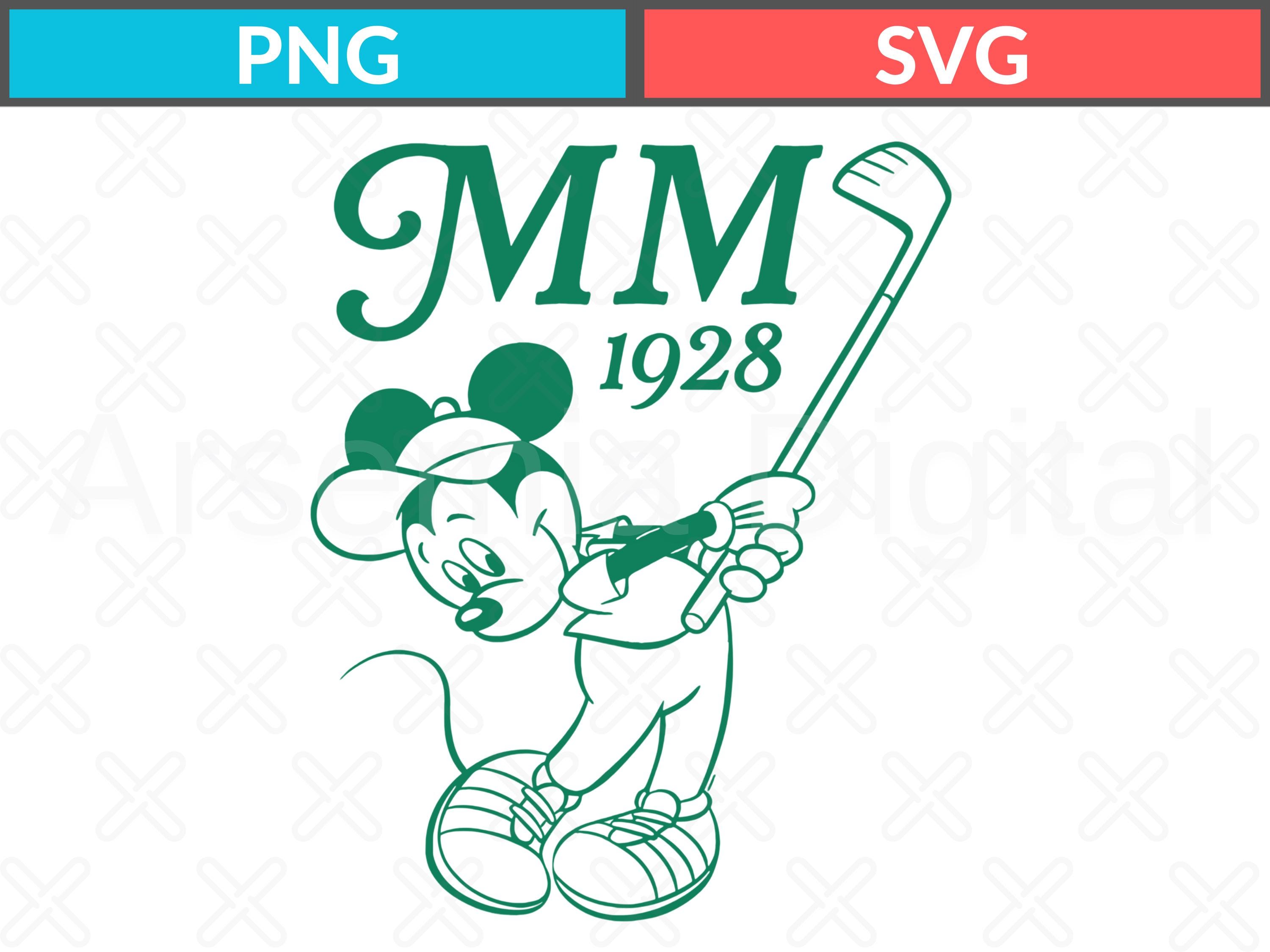 Mickey Mouse Golf Svg - Etsy