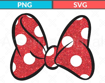 Minnie Mouse Big Bow SVG PNG, festeggiata, viaggio in famiglia a Disneyland (download digitale)