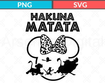 Hakuna Matata SVG: Family Trip, Lion King Design (Digital File)