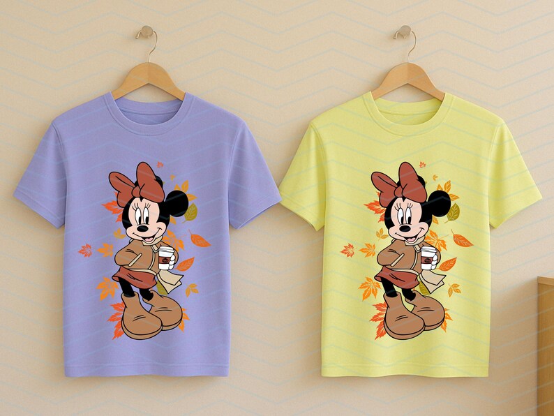 Höst Minnie Mouse SVG PNG, höst Disney familjeresa (digital nedladdning) bild 8