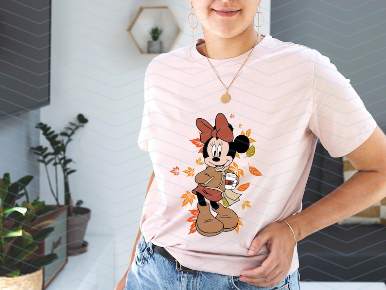 Höst Minnie Mouse SVG PNG, höst Disney familjeresa (digital nedladdning) bild 5
