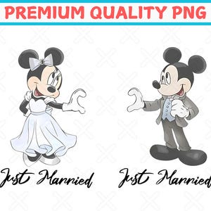 Mickey Minnie Groom Bride Heart Sign Just Married Comfort Colors Png, Disney Wedding Party Png, Newlywed Couple Matching, Honeymoon Trip