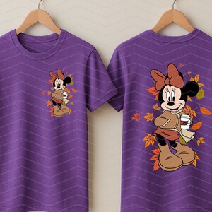 Höst Minnie Mouse SVG PNG, höst Disney familjeresa (digital nedladdning) bild 4