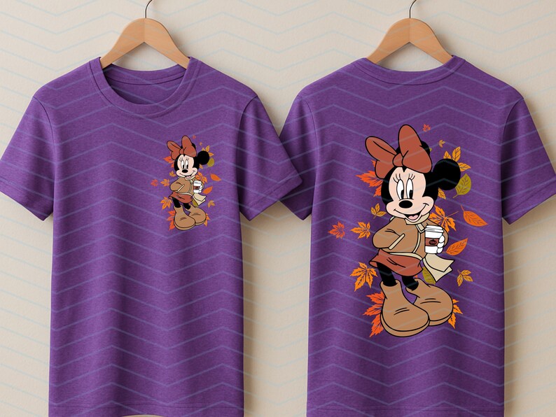 Höst Minnie Mouse SVG PNG, höst Disney familjeresa (digital nedladdning) bild 4