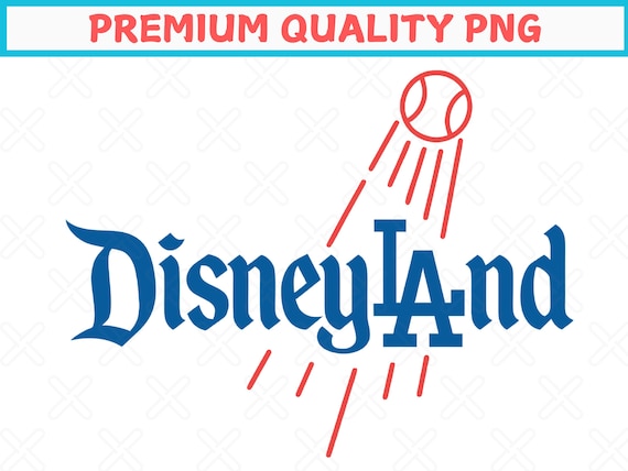 Disneyland Baseball Png, LA Vibes Disney Png, Funny Disney Park Png, Cute LA Mashup Png, Disneyland Fan Gift for Her