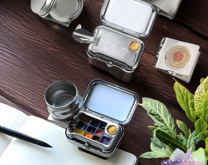 Travel Watercolor Paint Set, Watercolor Palette,Artist Paint Palette,Portable Paint Box,Gift For Painters,Paint Kit,Go Draw,Watercolor Paint