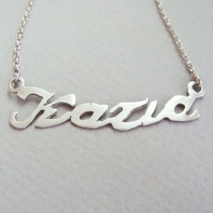 Bridesmaid Jewelry Set Sterling silver- Custom Bridesmaid Necklace - Greek Custom Bridesmaid Name Jewelry - Custom Greek Letters Jewelry