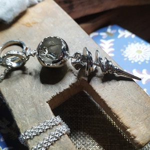 Serah Farron Engagement Necklace Ring - XIII FF13 - Sterling Silver Necklace - Custom Order - Cosplay Sterling Silver Necklace - For Maggie