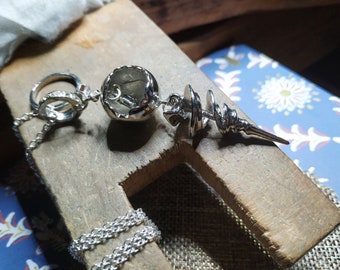 Anillo de compromiso de Serah Farron - XIII FF13 - Collar de plata de ley - Pedido personalizado - Collar de plata de ley para cosplay - Para Maggie