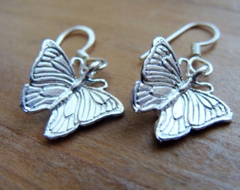 Orecchini A Farfalla In Argento 925 Con Cristalli, 0.9x0.7 Cm, In Confezione Regalo