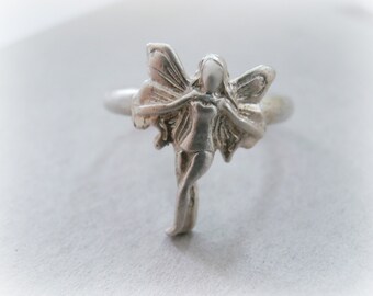 Fairy Ring - Sugarplum Fairy Ring - Elven Silver Ring - Silver Fairy Jewelry - Fairy Silver Ring