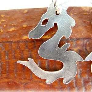 Dragon Silver Earrings - Silver Dragon Jewelry - Chinese Dragon Sign - Asian Dragon Jewelry - Chinese New Year Gift - Lunar New Year Jewelry