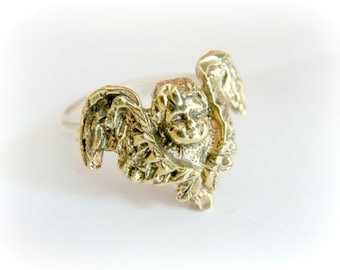 Angel Ring  - Cupid ring - Silver Cupid Ring - Angel Sterling Silver Ring - Angel Silver Jewelry - Seraphim Ring - Cupid Silver Jewelry