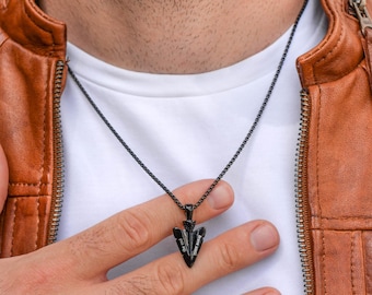 Men's Personalized Compass Necklace: Stainless Steel Travel Jewelry