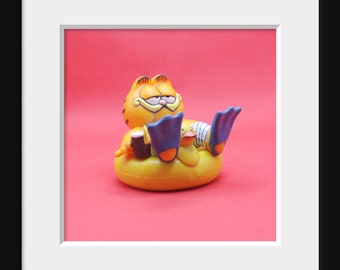 Vintage Garfield Rubber Ducky toy Photograph Fine Art Home Decor