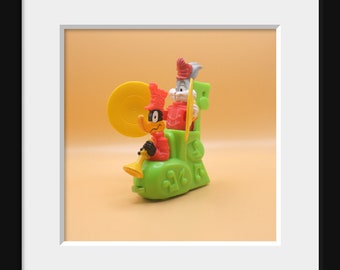 Vintage Bugs Bunny and Daffy Duck McDonald's Happy Meal Toy Photograph Fine Art Home Decor