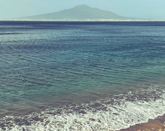 View of Mount Vesuvius, Naples Italy Original Fine Art Photography Home Decor Gift Icon