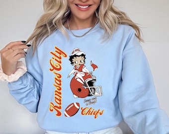 Retro Chiefs Sweatshirt: Kansas City Fan Hoodie, Colorful Print
