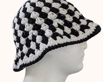 Crochet Bucket Hat 100% Cotton