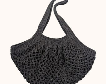 Crochet market bag, 100% cotton